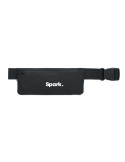 MODERATE Sac banane 600D RPET Couleurs : noir marquage laser ultra précis