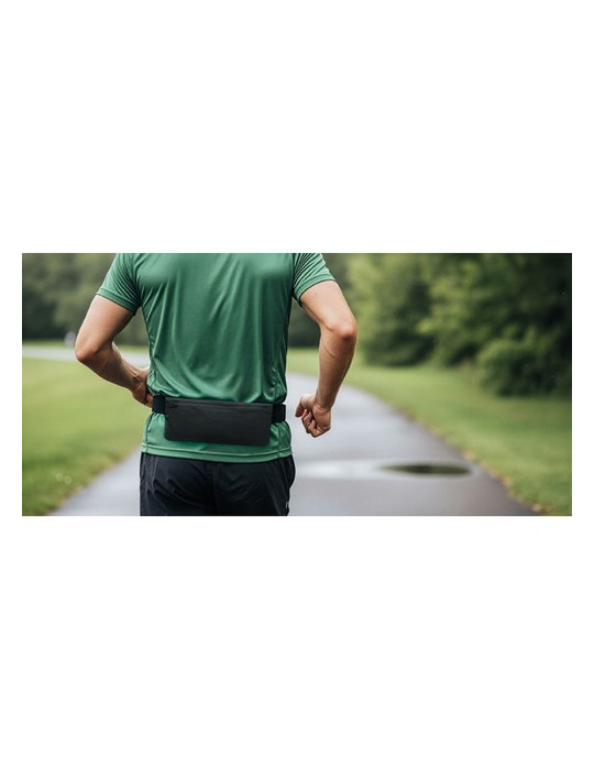 MODERATE Sac banane 600D RPET Couleurs : noir livraison express 24h 48h