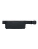 MODERATE Sac banane 600D RPET Couleurs : noir cadeau collaborateur premium