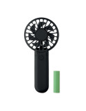 IBERA Ventilateur portable et pliable Couleurs : noir personnalisable avec votre logo