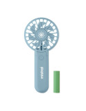 IBERA Ventilateur portable et pliable Couleurs : bleu bébé objet publicitaire robuste