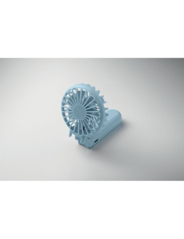 IBERA Ventilateur portable et pliable Couleurs : bleu bébé goodies publicitaire durable
