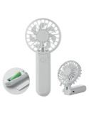 IBERA Ventilateur portable et pliable Couleurs : blanc personnalisable avec votre logo