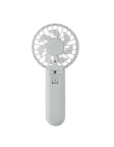 IBERA Ventilateur portable et pliable Couleurs : blanc marquage laser ultra précis