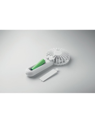 IBERA Ventilateur portable et pliable Couleurs : blanc marquage couleur éclatante