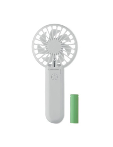 IBERA Ventilateur portable et pliable Couleurs : blanc goodies publicitaire événementiel