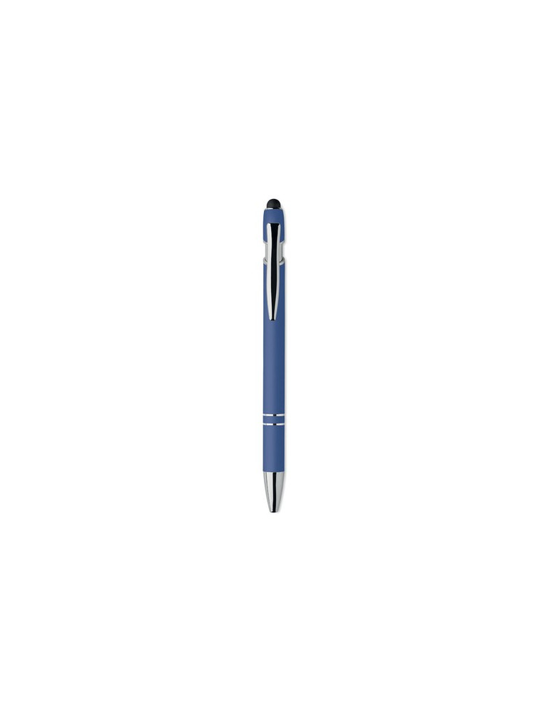 SIPARO Stylo en aluminium recyclé Couleurs : bleu royal marquage couleur éclatante