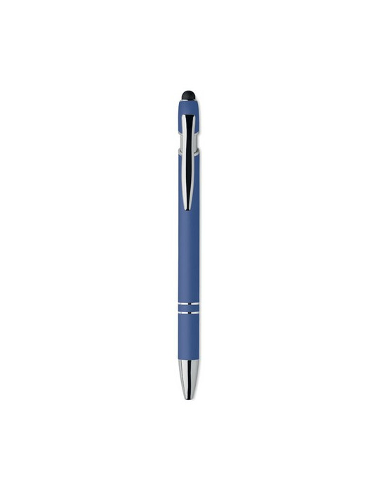 SIPARO Stylo en aluminium recyclé Couleurs : bleu royal marquage couleur éclatante