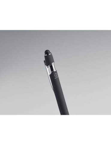 SIPARO Stylo en aluminium recyclé Couleurs : noir objet publicitaire robuste