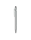 SIPARO Stylo en aluminium recyclé Couleurs : argenté impression haute définition
