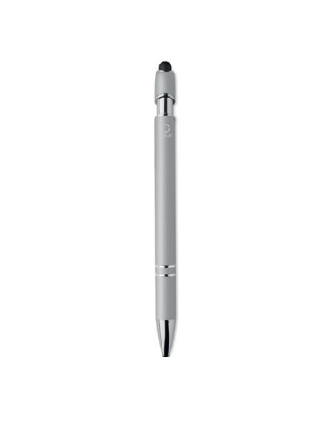 SIPARO Stylo en aluminium recyclé Couleurs : argenté marquage couleur éclatante