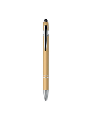 SIPARO Stylo en aluminium recyclé Couleurs : doré accessoire événementiel unique