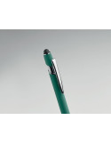 SIPARO Stylo en aluminium recyclé Couleurs : vert impression logo haute qualité