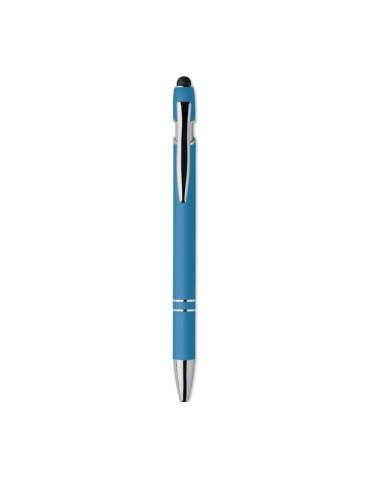 SIPARO Stylo en aluminium recyclé Couleurs : turquoise objet publicitaire robuste