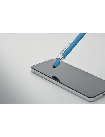 SIPARO Stylo en aluminium recyclé Couleurs : turquoise personnalisation sur mesure
