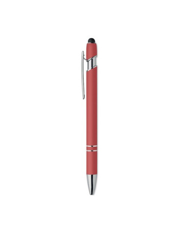 SIPARO Stylo en aluminium recyclé Couleurs : rouge personnalisable avec votre logo