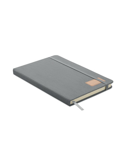 CORDI NOTE Carnet A5 rigide en RPET Matières : papier Couleurs : gris