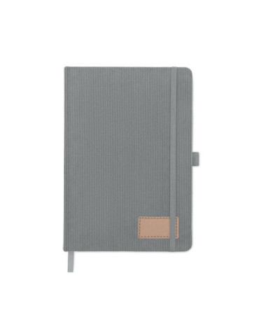 CORDI NOTE Carnet A5 rigide en RPET Matières : papier Couleurs : gris 2