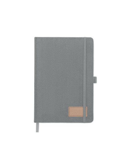 CORDI NOTE Carnet A5 rigide en RPET Matières : papier Couleurs : gris personnalisation rapide en France