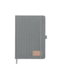 CORDI NOTE Carnet A5 rigide en RPET Matières : papier Couleurs : gris personnalisation rapide en France