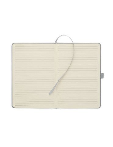 CORDI NOTE Carnet A5 rigide en RPET Matières : papier Couleurs : gris objet promo petit budget