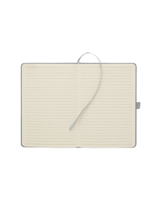 CORDI NOTE Carnet A5 rigide en RPET Matières : papier Couleurs : gris objet promo petit budget