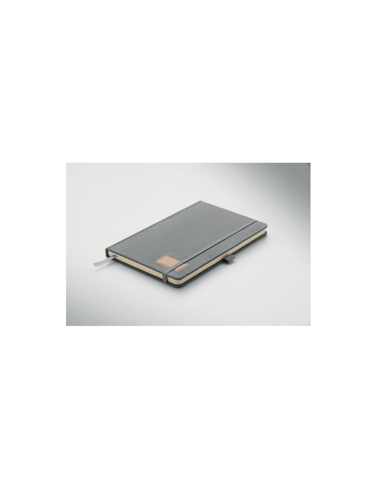 CORDI NOTE Carnet A5 rigide en RPET Matières : papier Couleurs : gris goodies publicitaire événementiel