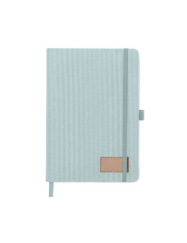 CORDI NOTE Carnet A5 rigide en RPET Matières : papier Couleurs : bleu bébé livraison express 24h 48h