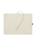 CORDI NOTE Carnet A5 rigide en RPET Matières : papier Couleurs : bleu bébé marquage couleur éclatante