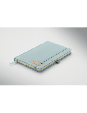 CORDI NOTE Carnet A5 rigide en RPET Matières : papier Couleurs : bleu bébé objet promotionnel éco-responsable