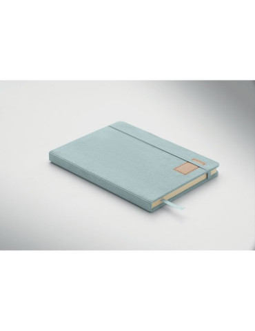 CORDI NOTE Carnet A5 rigide en RPET Matières : papier Couleurs : bleu bébé objet publicitaire robuste