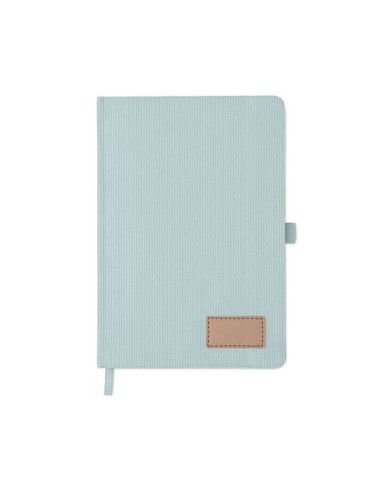 CORDI NOTE Carnet A5 rigide en RPET Matières : papier Couleurs : bleu bébé marquage couleur éclatante