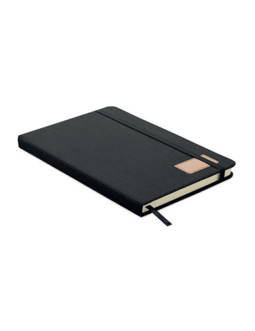 CORDI NOTE Carnet A5 rigide en RPET Matières : papier Couleurs : noir goodies publicitaire événementiel