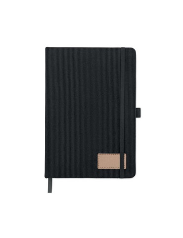 CORDI NOTE Carnet A5 rigide en RPET Matières : papier Couleurs : noir objet promotionnel éco-responsable
