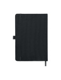 CORDI NOTE Carnet A5 rigide en RPET Matières : papier Couleurs : noir impression logo haute qualité