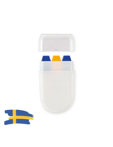 CHEER Bâton de maquillage drapeau Couleurs : bleu cadeau client original