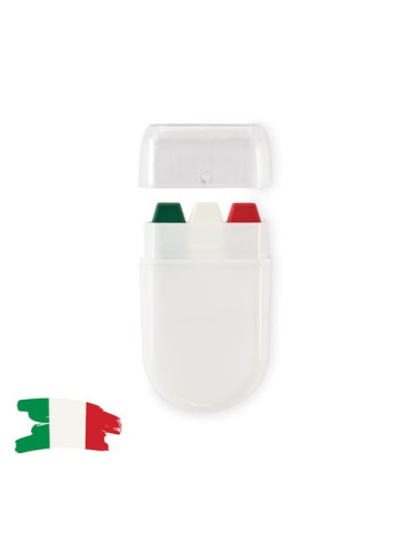 CHEER Bâton de maquillage drapeau Couleurs : vert marquage couleur éclatante