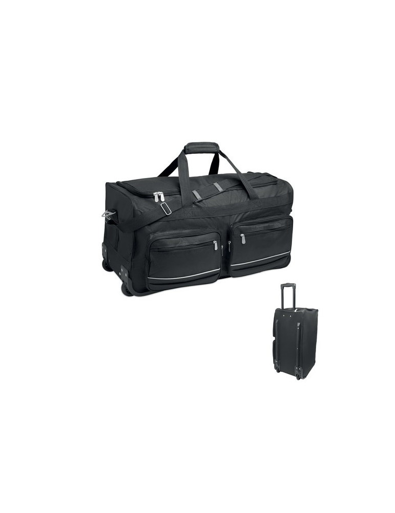 ITFITS Sac de voyage trolley RPET Couleurs : noir