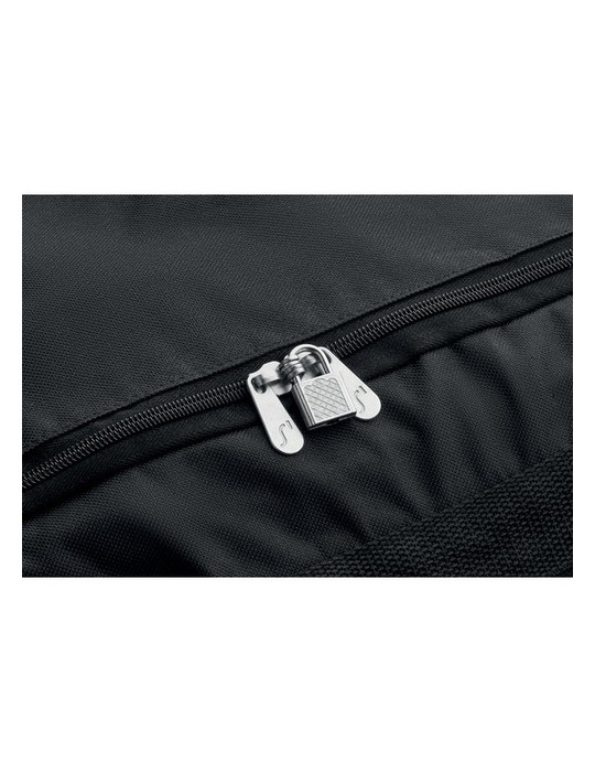 ITFITS Sac de voyage trolley RPET Couleurs : noir impression logo haute qualité