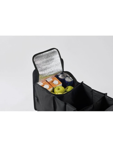 ORGANIZER COOL Organisateur de voiture pliable Couleurs : noir objet promotionnel éco-responsable