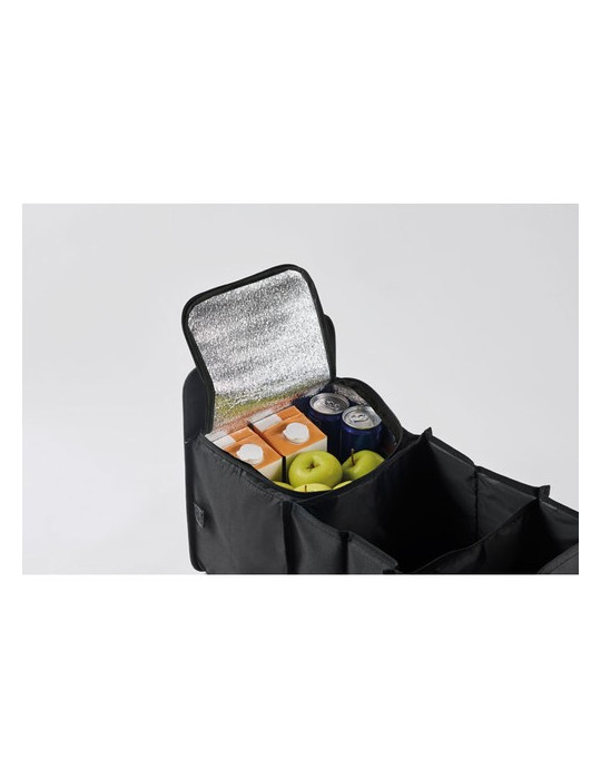 ORGANIZER COOL Organisateur de voiture pliable Couleurs : noir objet promotionnel éco-responsable