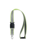 TOSEE Lanyard réfléchissant en RPET Couleurs : jaune fluo cadeau entreprise pas cher
