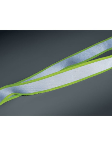 TOSEE Lanyard réfléchissant en RPET Couleurs : jaune fluo impression haute définition
