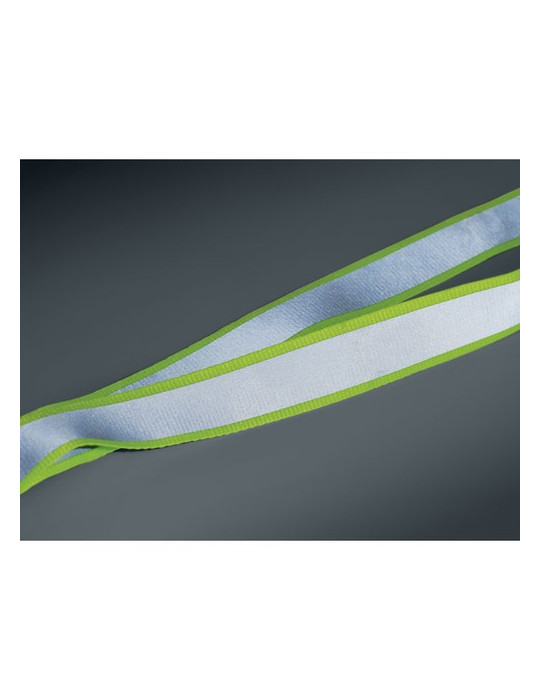 TOSEE Lanyard réfléchissant en RPET Couleurs : jaune fluo impression haute définition