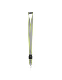 TOSEE Lanyard réfléchissant en RPET Couleurs : jaune fluo objet promotionnel éco-responsable