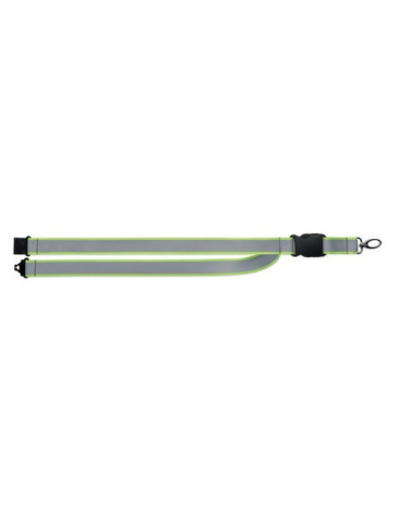 TOSEE Lanyard réfléchissant en RPET Couleurs : jaune fluo personnalisation rapide en France