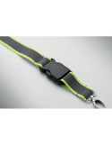 TOSEE Lanyard réfléchissant en RPET Couleurs : jaune fluo cadeau client original