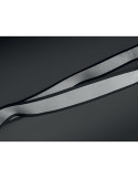 TOSEE Lanyard réfléchissant en RPET Couleurs : noir marquage laser ultra précis