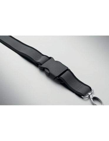 TOSEE Lanyard réfléchissant en RPET Couleurs : noir goodies entreprise design