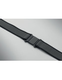 TOSEE Lanyard réfléchissant en RPET Couleurs : noir impression logo haute qualité